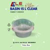 LE_Basin_15L_Clear1 Water Basin 15 Liter (Clear)